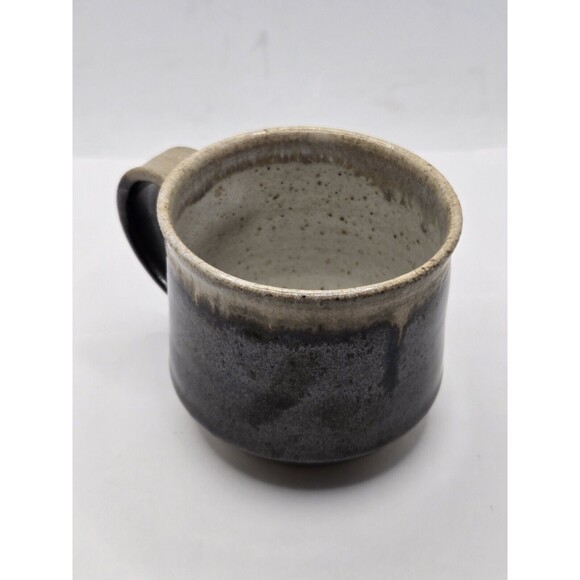 Studio Art Pottery Coffee Mug Blue Tones Stoneware Signed - Picture 5 of 10